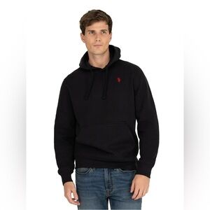 Black 2XL U.S. Polo Assn. Men's Popover Hoodie